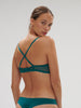 Soutien-gorge avec armatures décolleté - Bleu Pavo