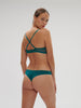 Soutien-gorge avec armatures décolleté - Bleu Pavo