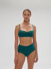 Culotte taille haute - Bleu Pavo