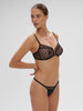 Soutien-gorge triangle sans-armatures - Noir