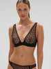 Soutien-gorge triangle avec armatures - Noir