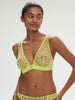 Soutien-gorge triangle avec armatures - Lime