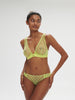 Soutien-gorge triangle avec armatures - Lime