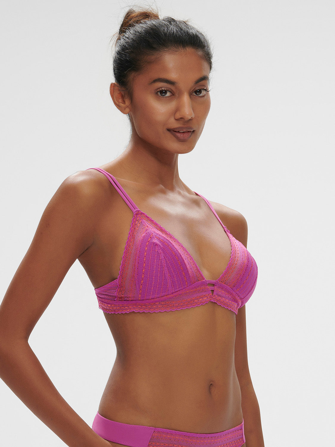 Soutien-gorge triangle sans-armatures - Energy Pink