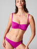 Haut de maillot de bain bandeau mousse avec armatures - Bougainvillier