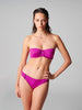 Haut de maillot de bain bandeau mousse avec armatures - Bougainvillier