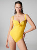 Maillot de bain 1 pièce sans armature - Jaune Mimosa