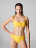 Haut de maillot de bain bandeau mousse avec armatures - Jaune Mimosa