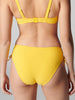 Culotte de bain taille haute - Jaune Mimosa