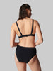 Culotte de bain taille haute - Noir