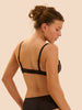 Soutien-gorge avec armature décolleté plongeant - Noir