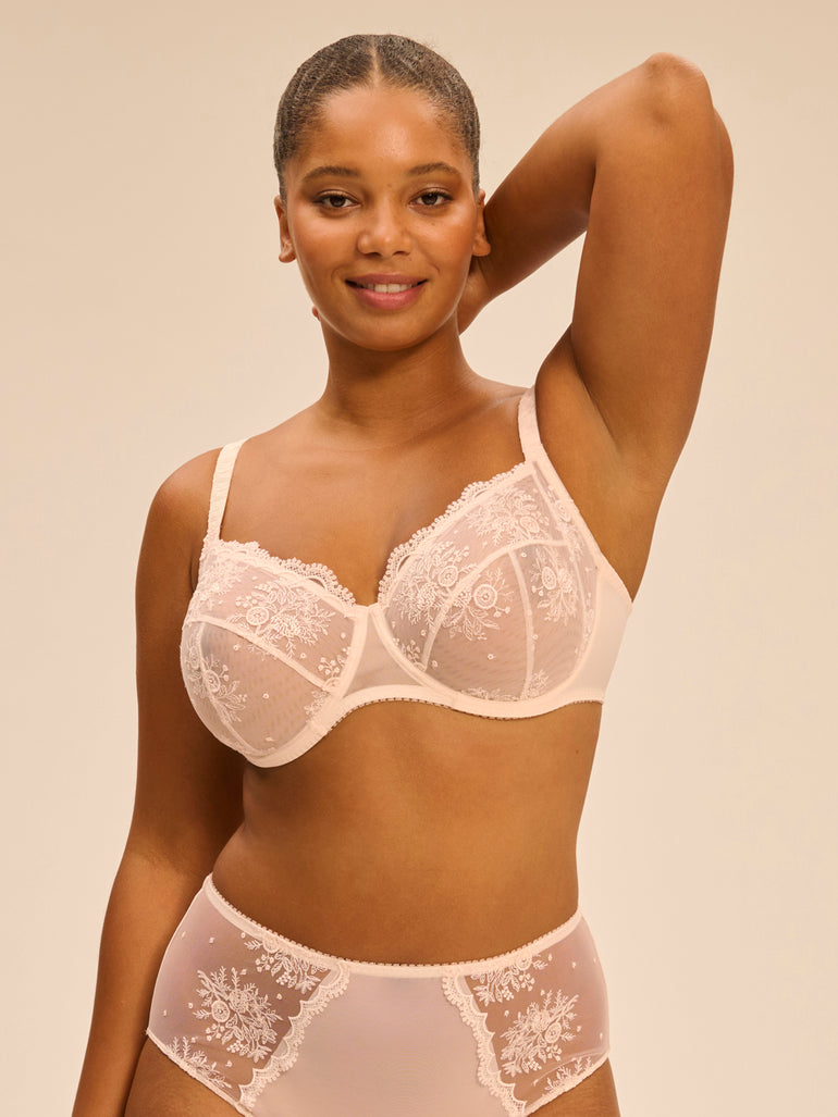 Soutien-gorge avec armature emboitant - Rose sakura