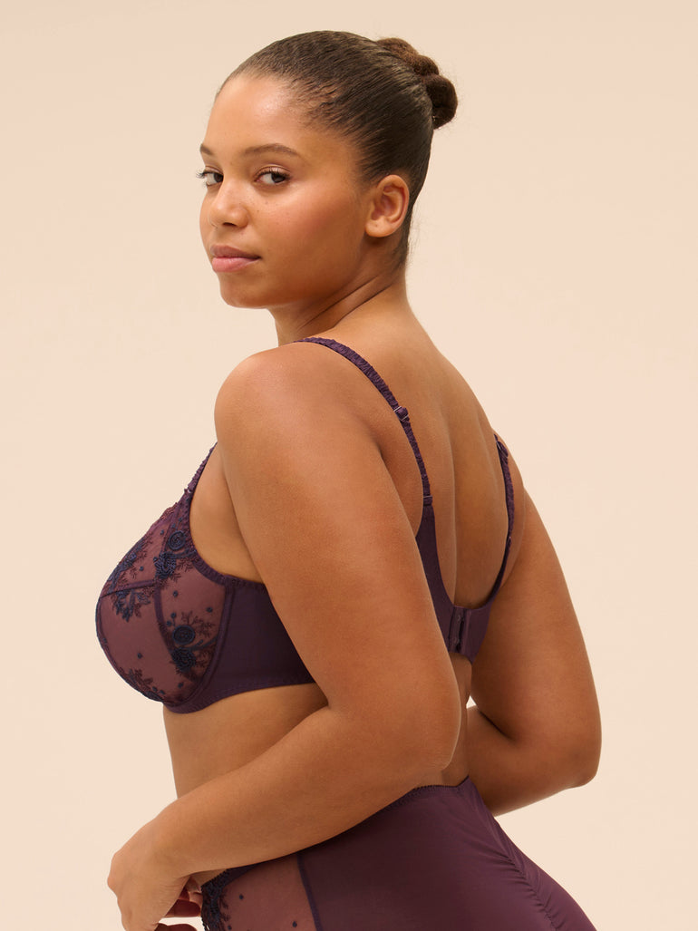 Soutien-gorge avec armatures emboitant - Figue