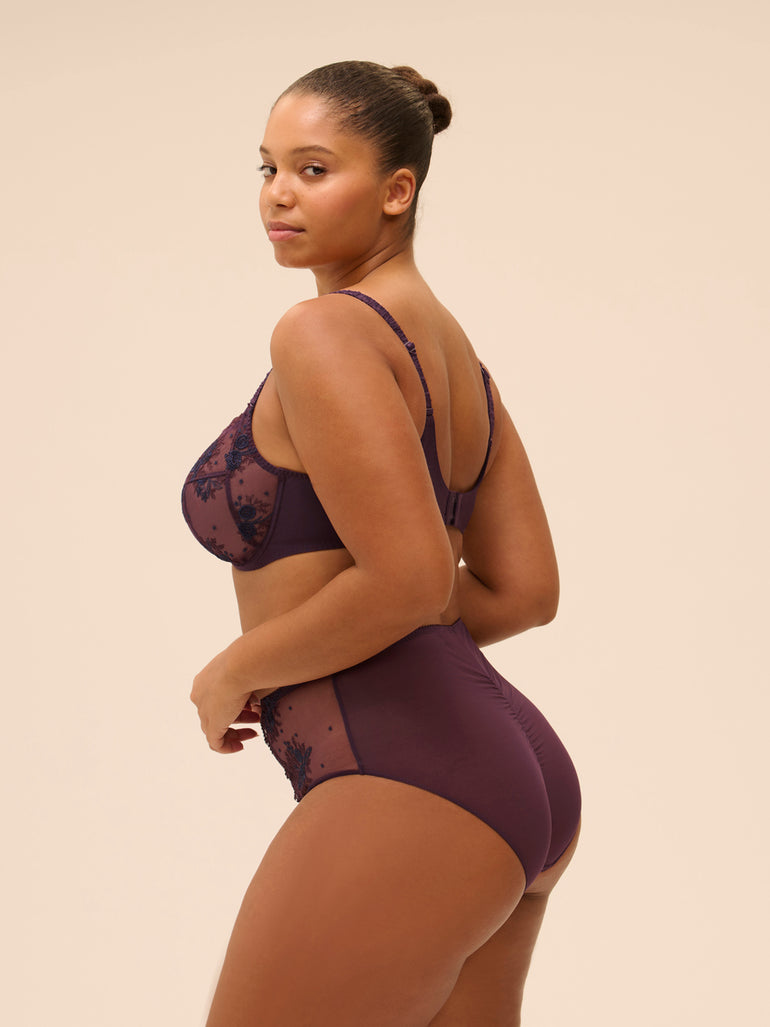 Soutien-gorge avec armatures emboitant - Figue