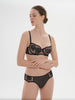 Soutien-gorge corbeille - Noir