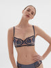 Soutien-gorge corbeille - Bleu Cendre