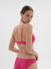 Soutien-gorge push-up décolleté plongeant - Rose disco