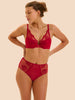 Culotte taille haute - Rouge Opéra