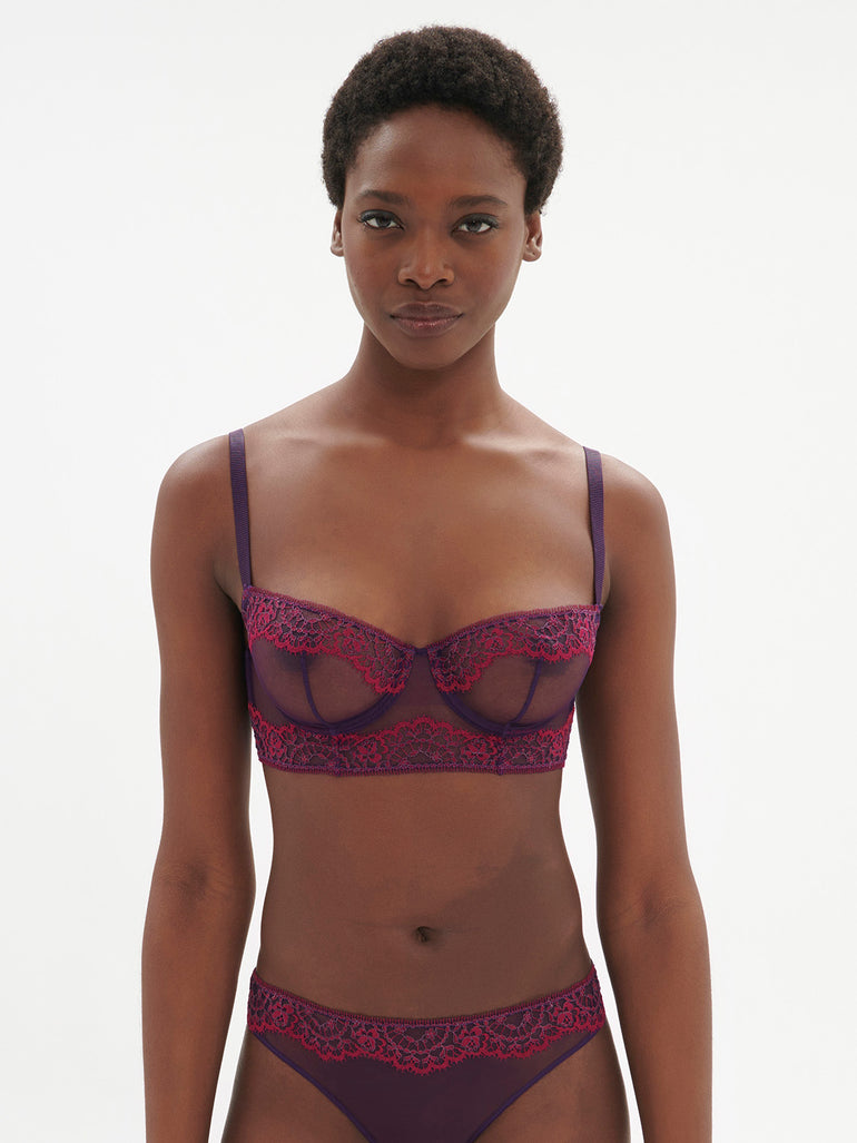 Soutien-gorge corbeille - Violet Euphoria