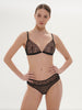 Soutien-gorge triangle sans-armatures - Noir