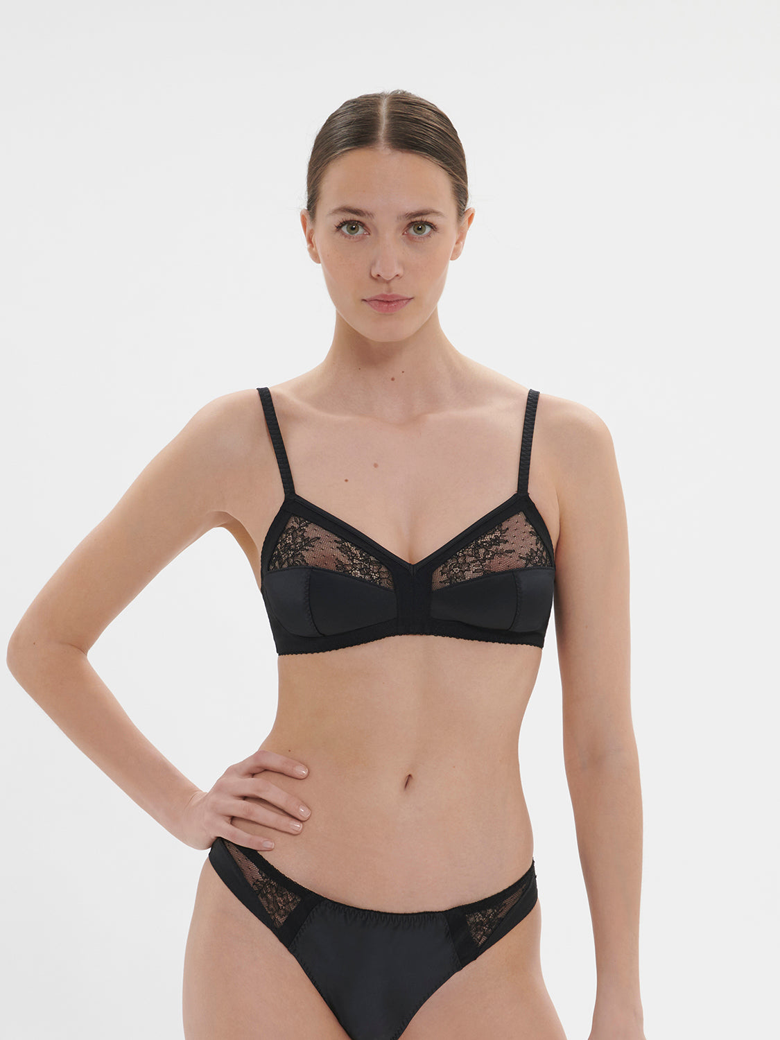 Soutien-gorge triangle sans-armatures - Noir