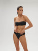 Haut de maillot de bain bandeau mousse avec armatures - Noir