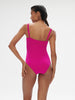 Maillot de bain 1 pièce de bain avec armatures - Rose Hibiscus