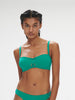 Haut de maillot de bain bandeau mousse avec armatures - Vert Waterfall