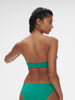 Haut de maillot de bain bandeau mousse avec armatures - Vert Waterfall