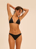 Haut de maillot de bain triangle sans armature - Noir