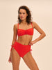 Culotte de bain taille haute - Orange Grenadier