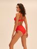 Culotte de bain taille haute - Orange Grenadier