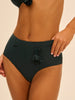Culotte de bain taille haute - Vert Tropical