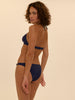 Haut de maillot de bain triangle sans armature - Marine