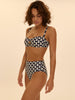 Culotte de bain taille haute - Imprimé sailling