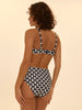 Culotte de bain taille haute - Imprimé sailling