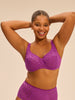 Soutien-gorge emboitant plongeant - Violet Divine
