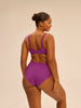 Soutien-gorge emboitant plongeant - Violet Divine