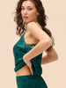 Top broderie - Emeraude
