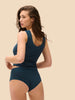 Culotte taille haute - Bleu pétrole