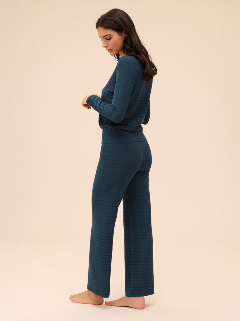 Pull - Bleu pétrole