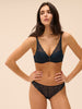 Soutien-gorge décolleté carré en spacer 3D - Saphir
