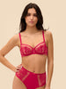 Soutien-gorge corbeille - Cranberry