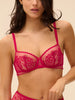 Soutien-gorge corbeille - Cranberry
