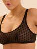 Soutien-gorge triangle sans-armatures - Noir