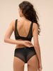 Soutien-gorge triangle sans armatures - Noir