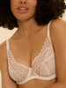 Soutien-gorge avec armature foulard - Naturel