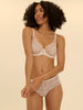 Soutien-gorge avec armature foulard - Naturel