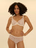 Soutien-gorge avec armature foulard - Naturel