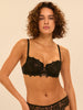 Soutien-gorge corbeille - Noir